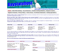 Tablet Screenshot of baystatehost.com